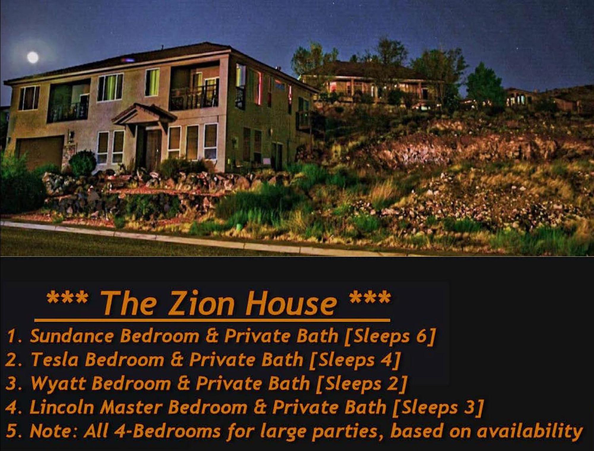 The Zion House - Affordable Bedrooms Харрикейн Экстерьер фото